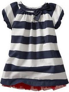 w paski z czerwonym tiulem ...