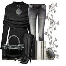 black + silver