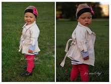 trencz dla małej modnisi