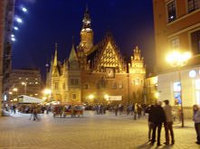 Wrocław by night