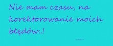 Zbyt mało czasu...;(