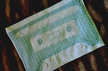 kopertówka mint tape handmade