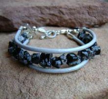 Obsydian śnieżny i skóra. e...