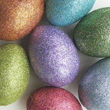 glitter eggs