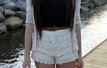 Lace shorts