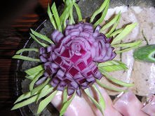 Kwiatek z rzodkiewki