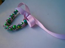 Bransoletka (wstążka + kora...