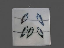 jaskółki -ptasie kafelki