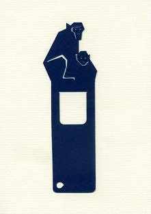 Zakładka do książki - małpki