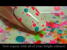 Fun and Easy Splatter Party Nail Tutorial