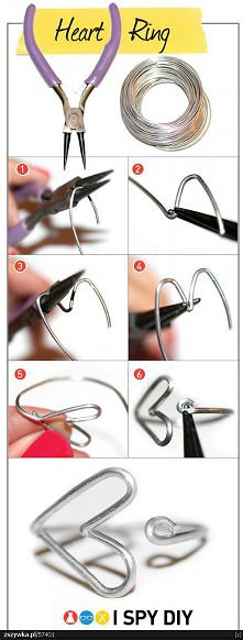 Druciany pierścionek