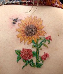 sunflower tattoo 2