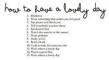 lovely day