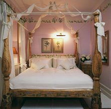 Romantyczny klimat - łóżko