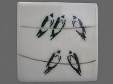 jaskółki -ptasie kafelki