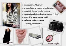 zestaw czarno-różowy