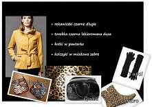 zestaw miodowo-czarny