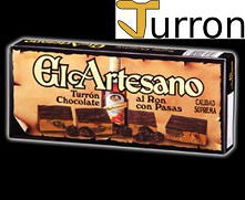 Turron czekoladowy z rumem i rodzynkami