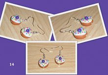 Pączki z fioletową kulką