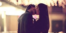 Delena kiss <3