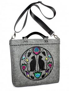 Torba z odpinanym paskiem FOLK KOTY