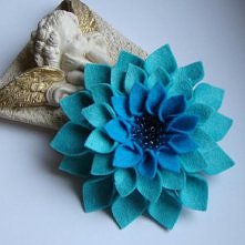 Filcowa brocha kwiat