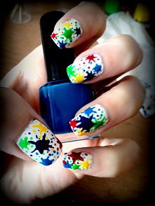 Paznokcie mojego autorstwa ...