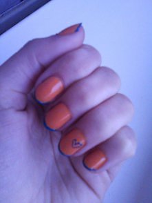 pazurki z  serduszkiem