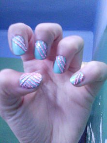 pazurki z koralikami