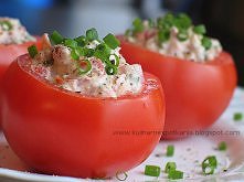 POMIDORY NADZIEWANE TWAROŻK...