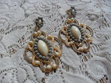 retro kolczyki - sutasz