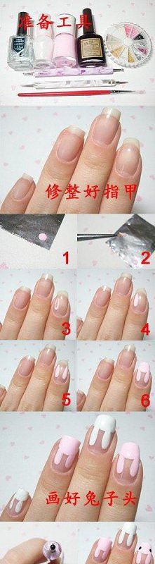 paznokcie króliczki :)