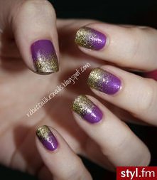 gold & purple