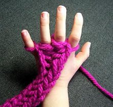 Finger Knitting How-To with links to ideas for actual uses for them.