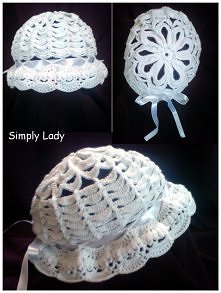 Szydełkowy kapelusik