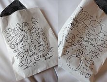 papierowe torebki na śniadanie też mogą wyglądać fajnie ;)