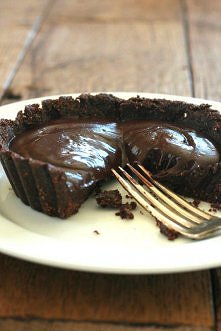 vege czekoladowa tarta - ci...