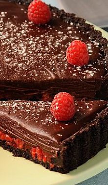 Raspberry Chocolate Tart.