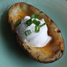 Ziemniakowe łódeczki