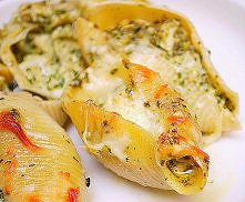Pesto Chicken Stuffed Shells