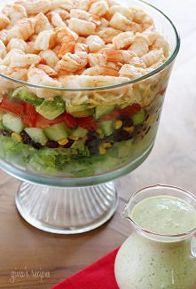 Mexican Shrimp Cobb Salad- YUM!