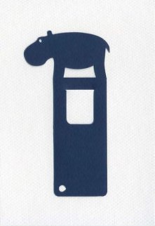 Zakładka do książki - hipopotam