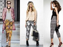 wzorzyste spodnie