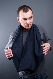 Piękna Tuba 100% Jedwab