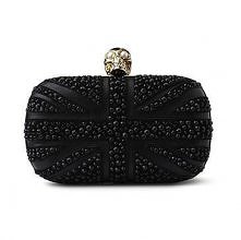 czarna torebka - flaga UK