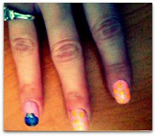 paznokcie Cookie Monster