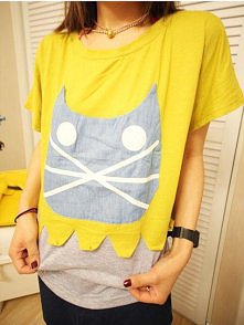 fajna bluzeczka z kotkim. na lato. stąd