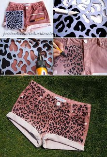 spodenki ze zwierzęcym printem