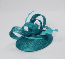 Fascynator turkus