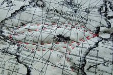 Mapa świata - patchwork